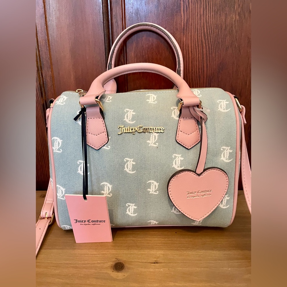 Juicy Couture gothic denim/white